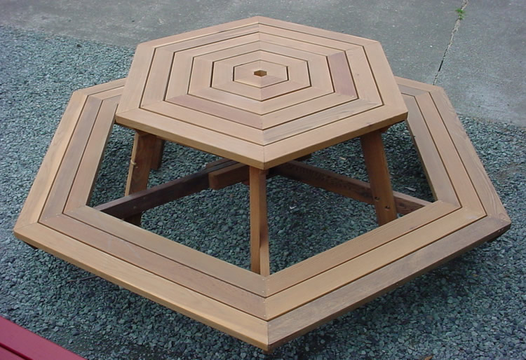 Hexagon Picnic Table Plans